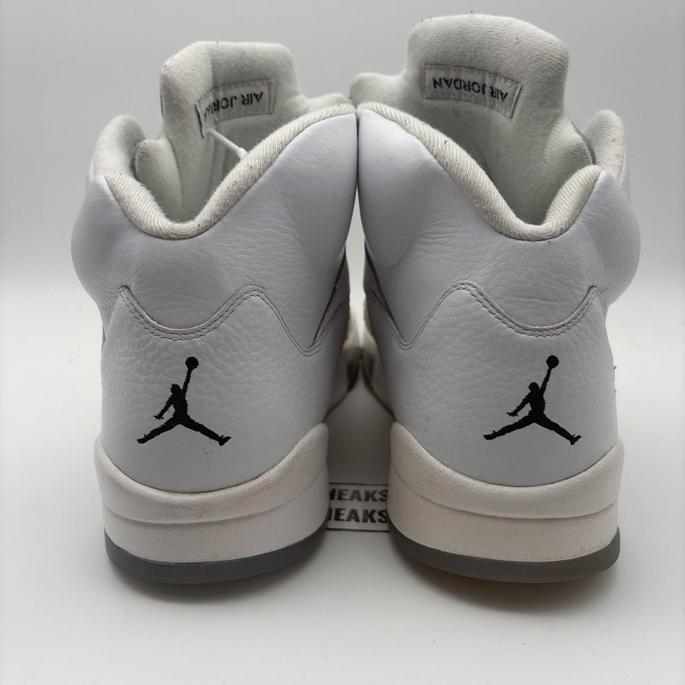 Size 12 - Air Jordan 5 Retro 2015 White Metallic*READ DESCRIPTION* - Picture 4 of 13